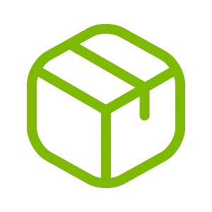 Almacén con palets organizados